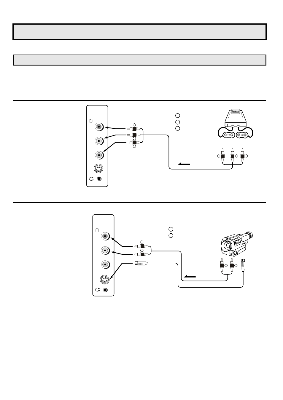 External equipment connections, Using the side audio/video jacks, Tv set side | Palsonic 6845PFST User Manual | Page 10 / 33