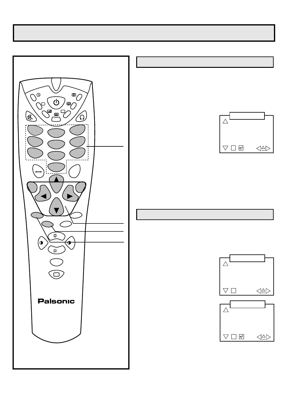 Channel delete & to order the channels | Palsonic 6845PFST User Manual | Page 18 / 33