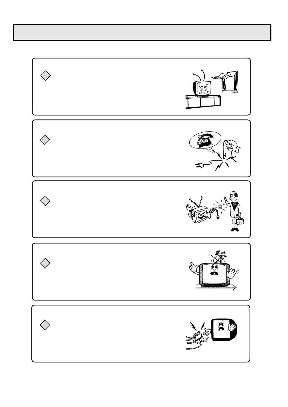 Safety precautions | Palsonic 6845PFST User Manual | Page 5 / 33