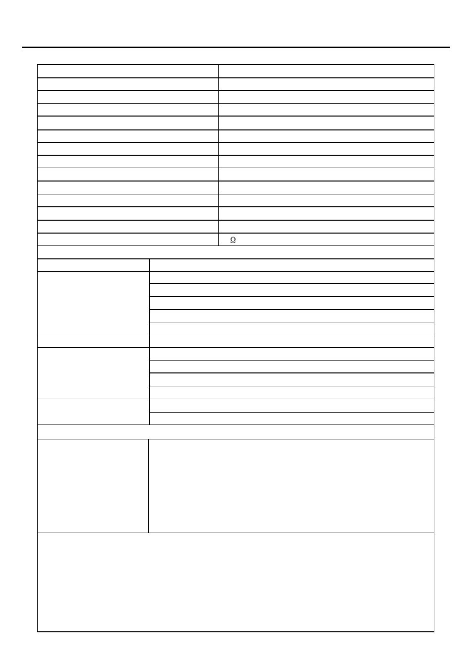 Specifications | Palsonic TFTV930 User Manual | Page 35 / 36