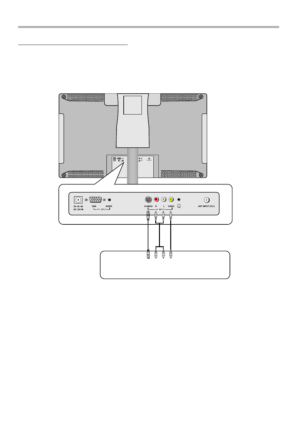 System connections, Av signal source | Palsonic TFTV1720D User Manual | Page 13 / 34