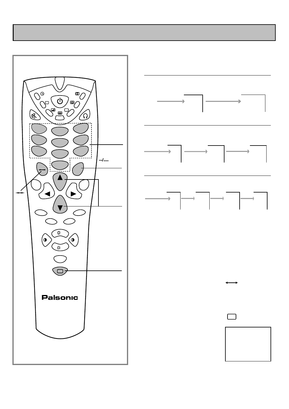Channel selection | Palsonic 6850TGPF User Manual | Page 21 / 34