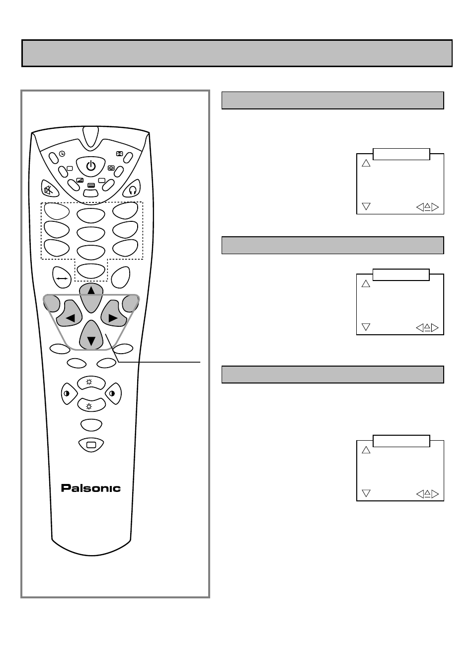 Special functions, Rotate function (option)* setting blue back | Palsonic 6850TGPF User Manual | Page 27 / 34