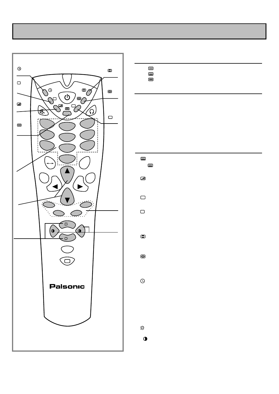 Teletext, Switching teletext on/off, Description of teletext | Button introduction | Palsonic 6850TGPF User Manual | Page 30 / 34