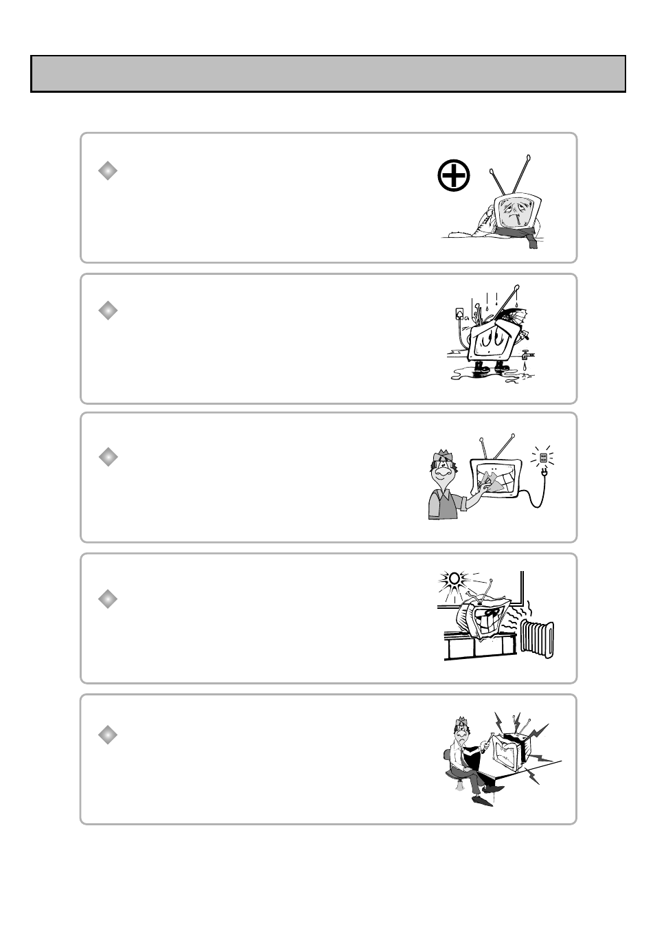 Safety precautions | Palsonic 6850TGPF User Manual | Page 4 / 34