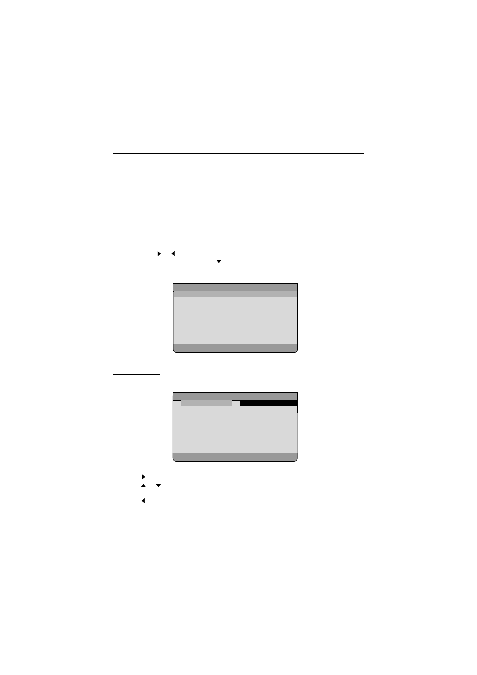 System setup, Video setup | Palsonic PVP-150 User Manual | Page 20 / 26