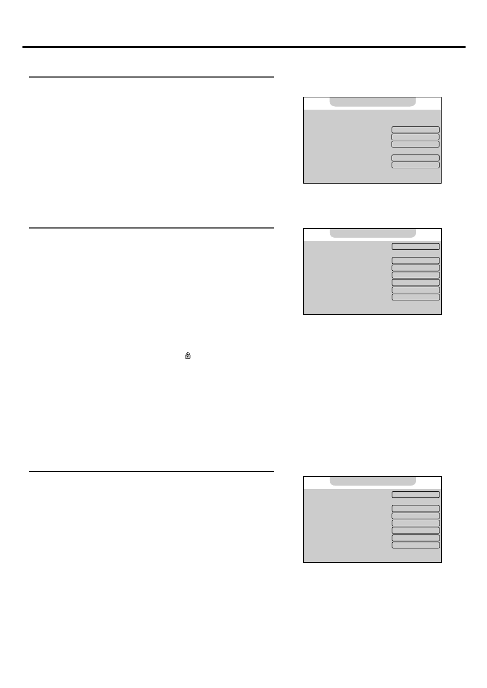 Locking tv channels, Setting locking function on or off, Changing password | Locking or unlocking tv channels | Palsonic TFTV815S User Manual | Page 21 / 36