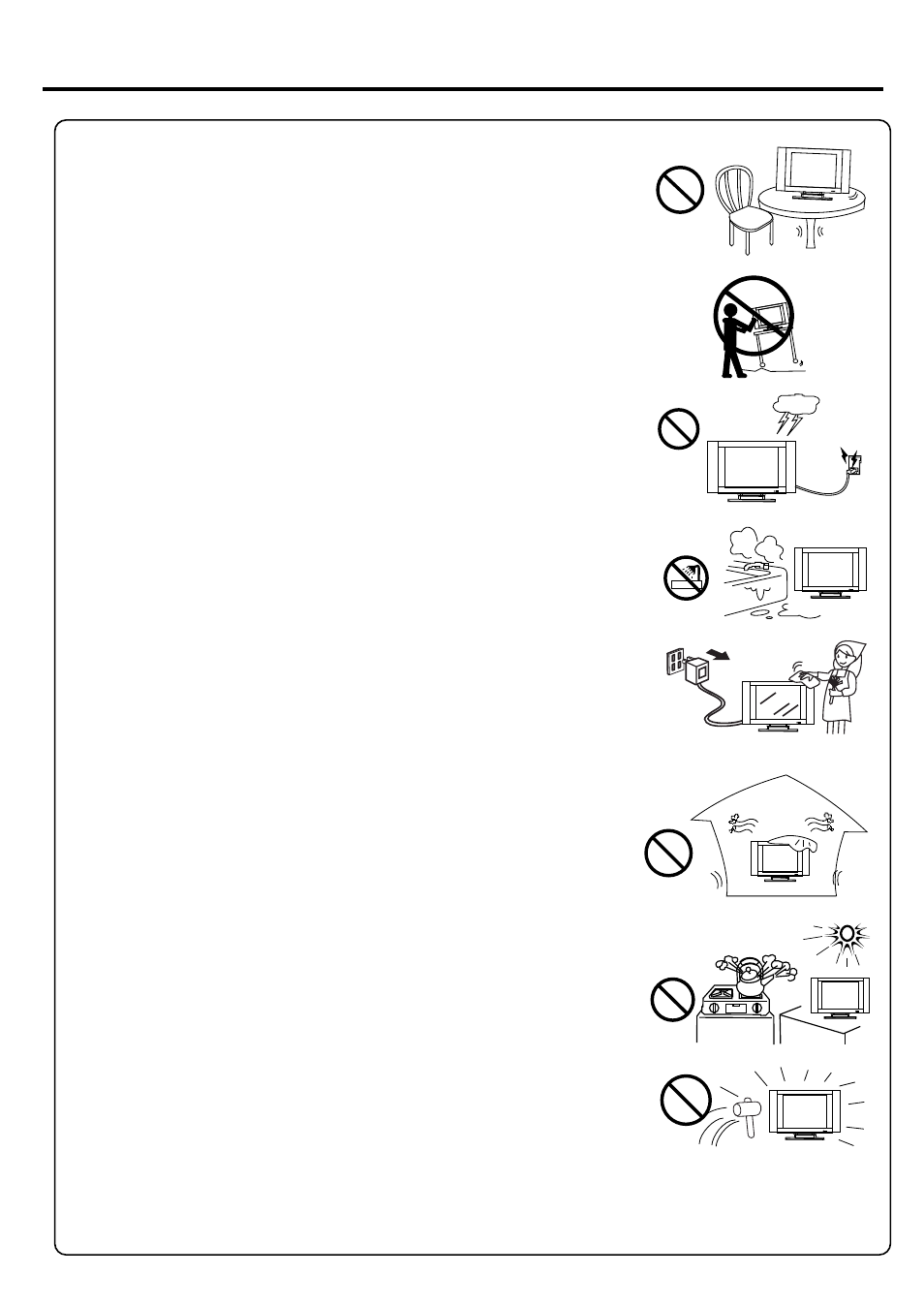 Important safety precautions | Palsonic TFTV815S User Manual | Page 5 / 36