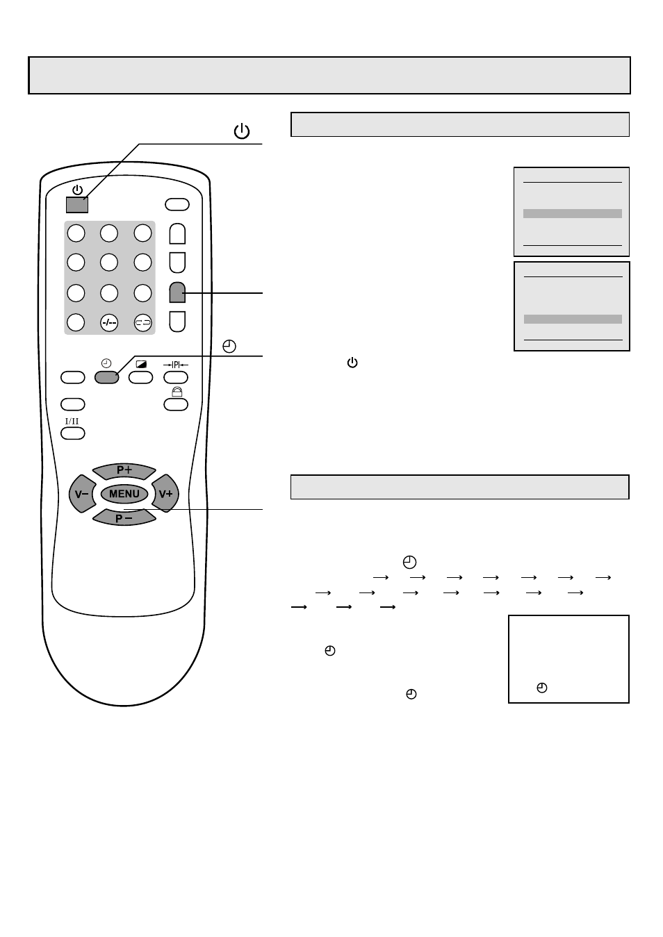 Timer setting, Setting sleep timer setting on timer/on program | Palsonic 6860PFST User Manual | Page 22 / 30