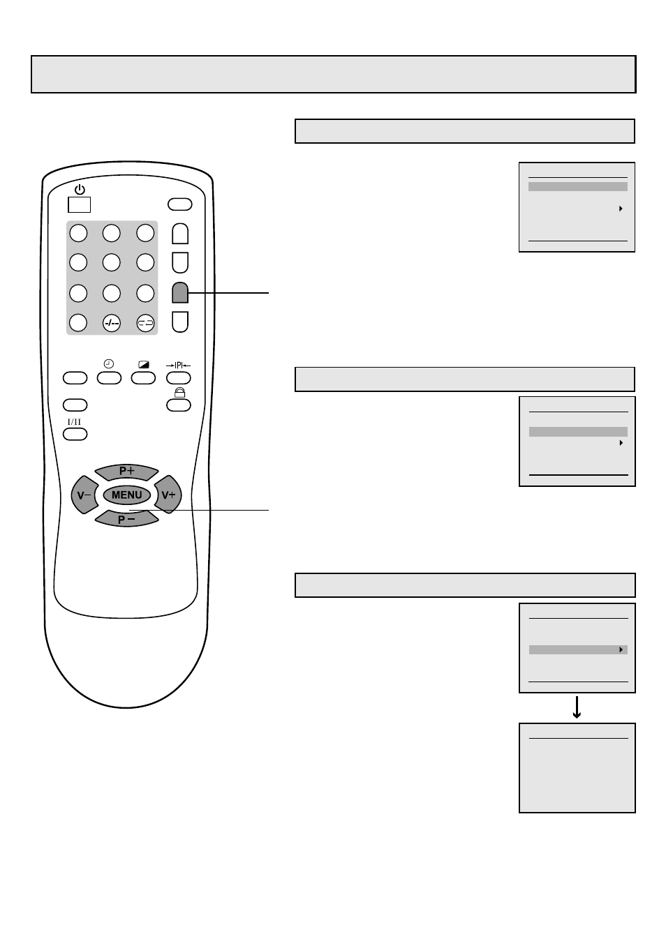 System setup | Palsonic 6860PFST User Manual | Page 23 / 30