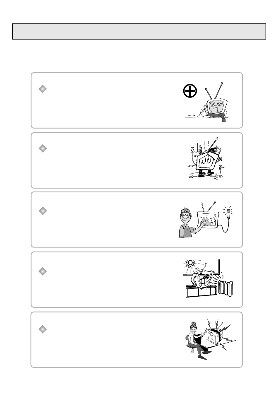 Safety precautions | Palsonic 6860PFST User Manual | Page 4 / 30