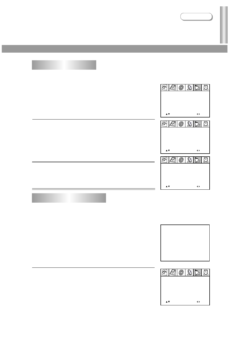 Editing programs, Continued), Channel exchange/copy | Setting colour/sound system, Operations | Palsonic 3435TS User Manual | Page 18 / 29