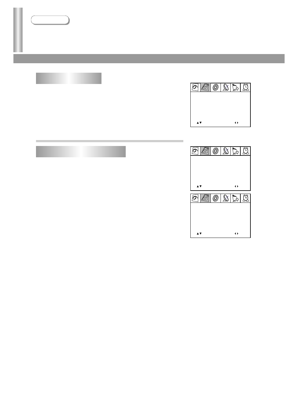 System setting, Colour/sound system setting background setting, Operations | Palsonic 3435TS User Manual | Page 23 / 29