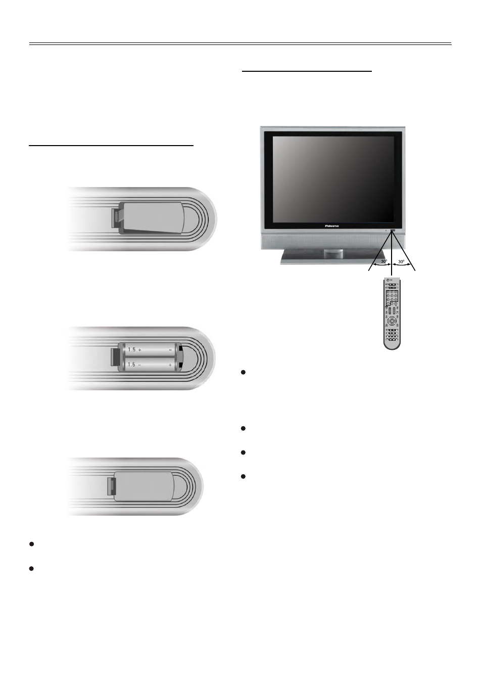 Remote control, Preparation of remote control, Using of remote control | Palsonic TFTV2030D User Manual | Page 12 / 36