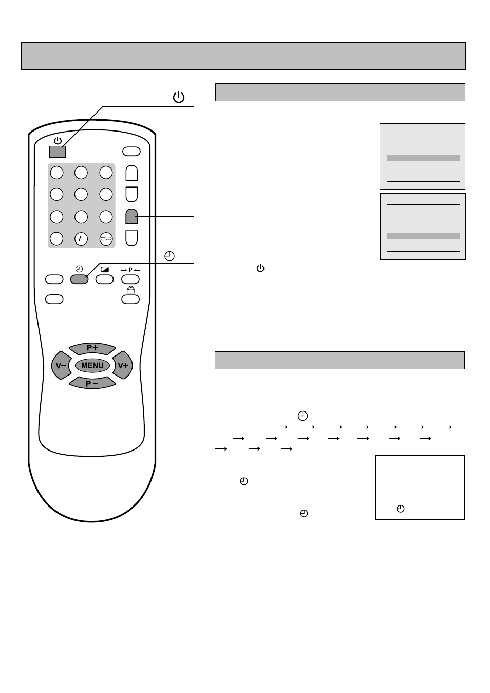 Timer setting, Setting sleep timer setting on timer/on program | Palsonic 6835TK User Manual | Page 22 / 30