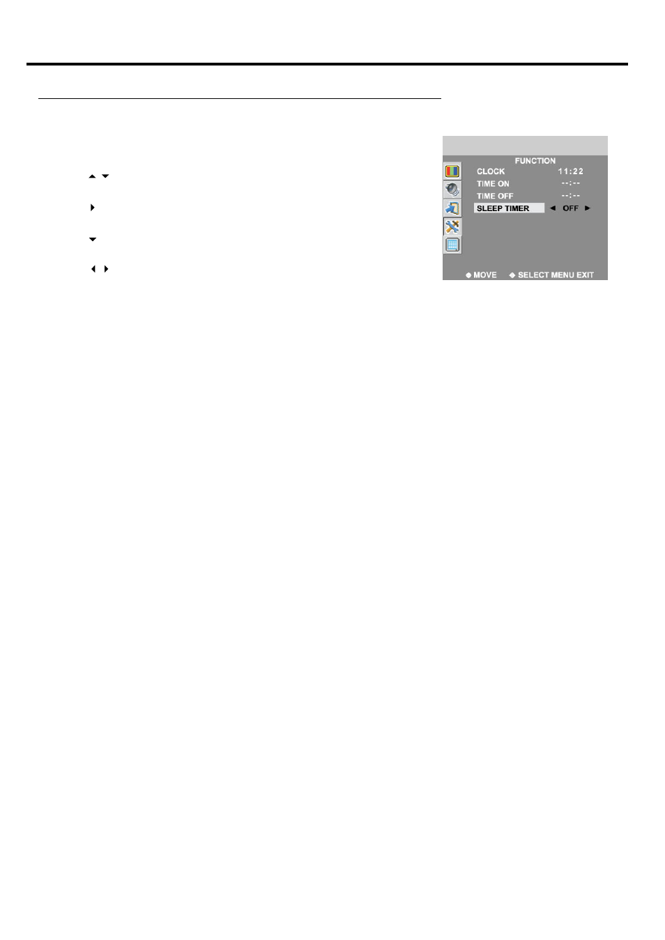 Setting timer | Palsonic TFTV812U User Manual | Page 28 / 36