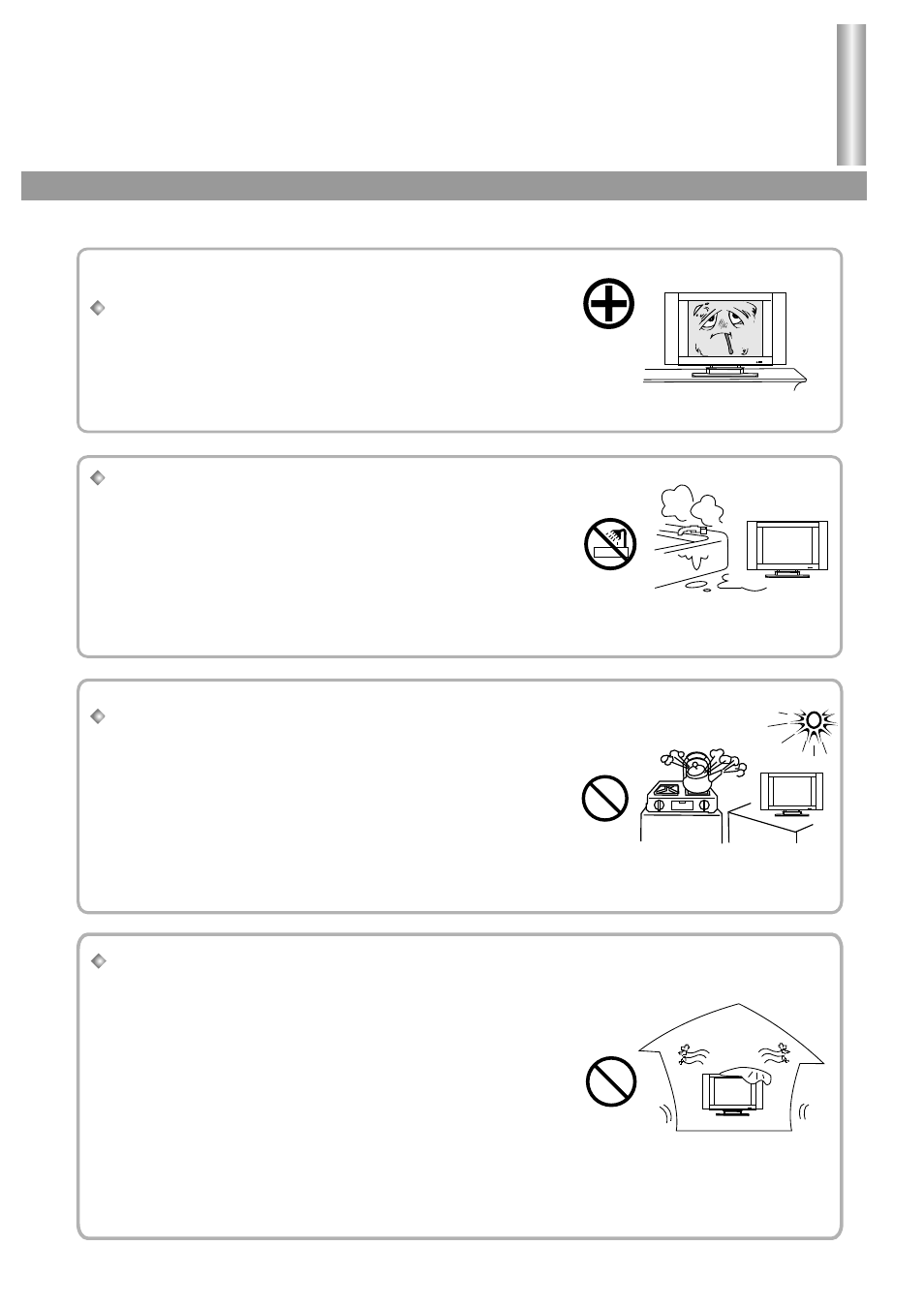 Cautions for safety | Palsonic TFTV-510 User Manual | Page 4 / 31