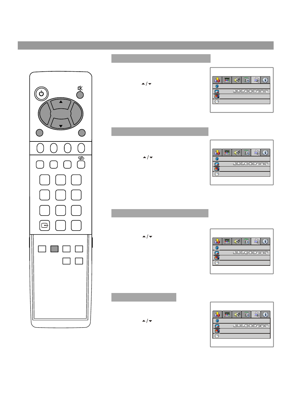 Operations, Osd setting | Palsonic TFTV385 User Manual | Page 26 / 32