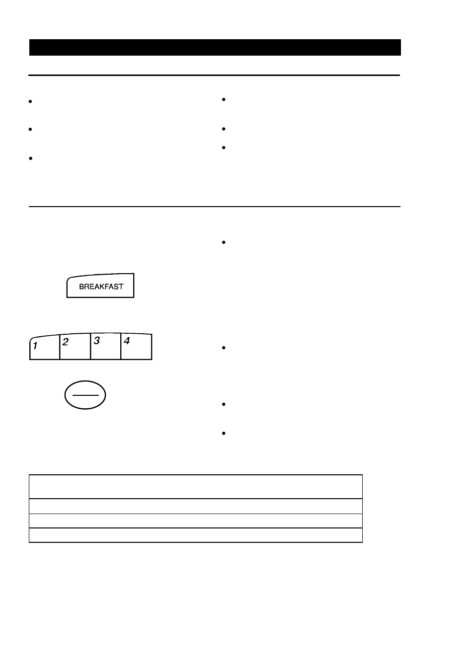 Reheating tips, Using breakfast | Palsonic PMO-888 User Manual | Page 32 / 40