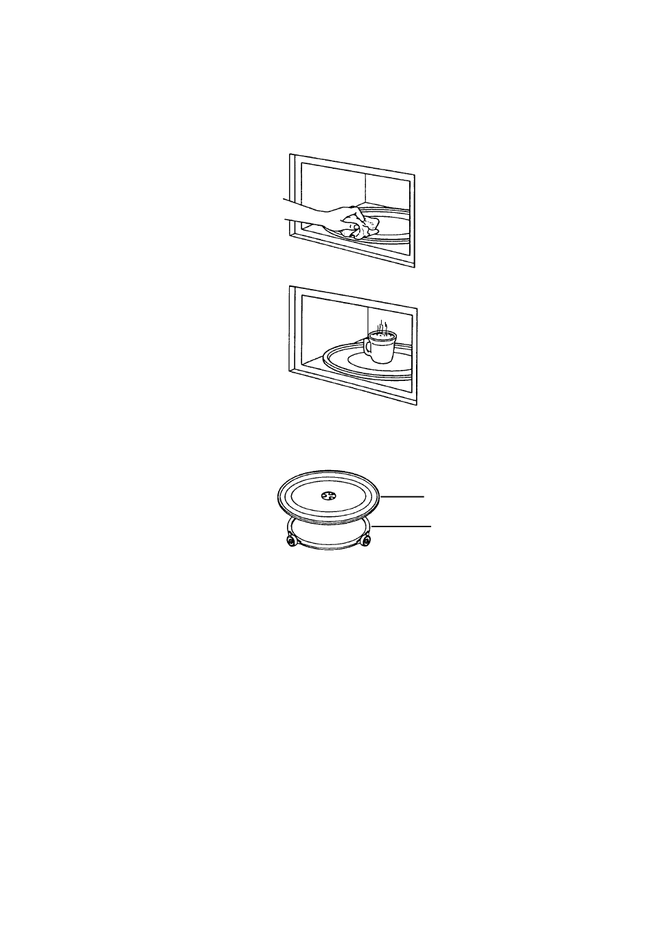 Caring for your microwave oven | Palsonic PMO-888 User Manual | Page 34 / 40