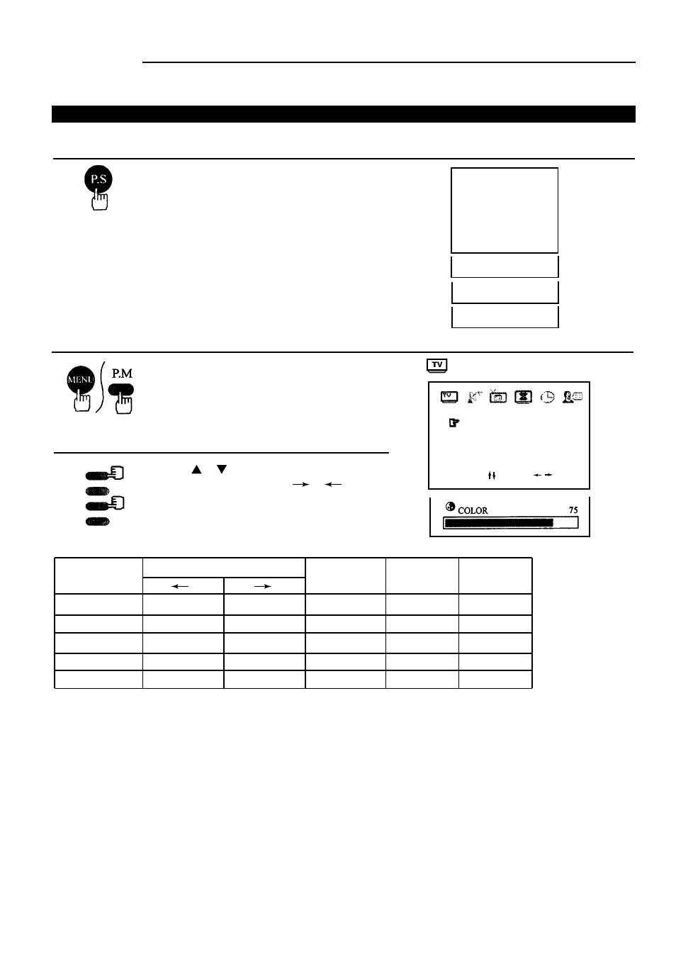 Convenient picture controls | Palsonic 8020PF User Manual | Page 15 / 25