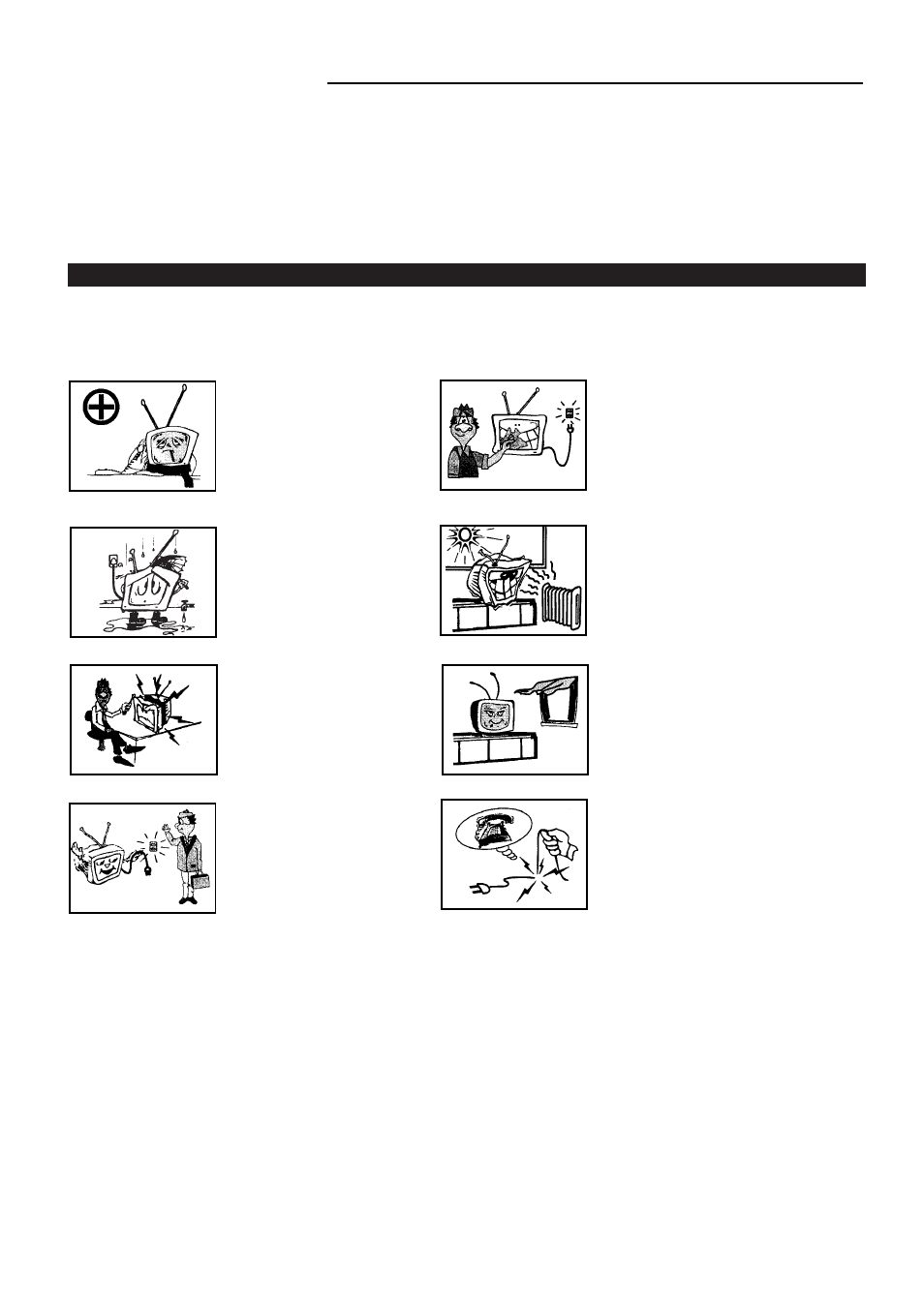 Caution for safety | Palsonic 8020PF User Manual | Page 4 / 25
