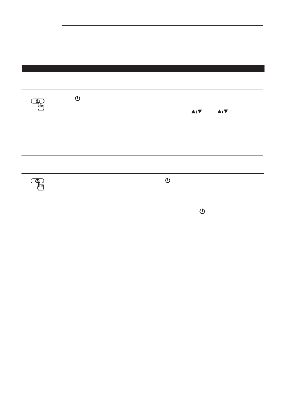 Turning power on/off, Turning the power on/off | Palsonic 8020PF User Manual | Page 9 / 25