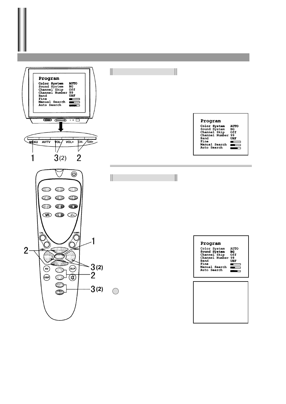 21 tuning in | Palsonic 5160G User Manual | Page 17 / 27