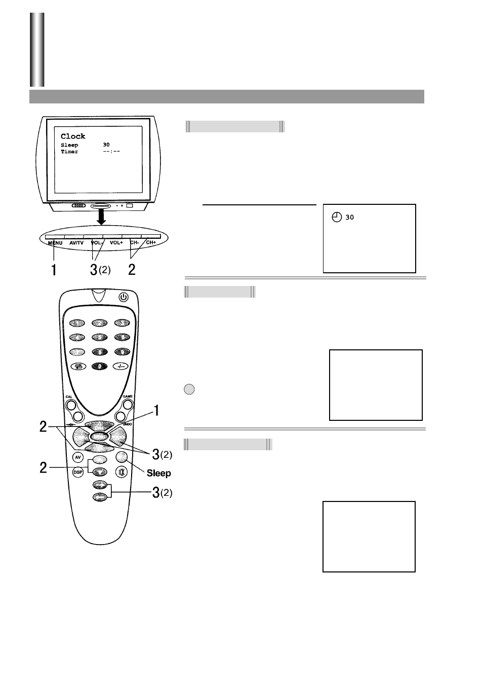 Clock setting | Palsonic 5160G User Manual | Page 21 / 27