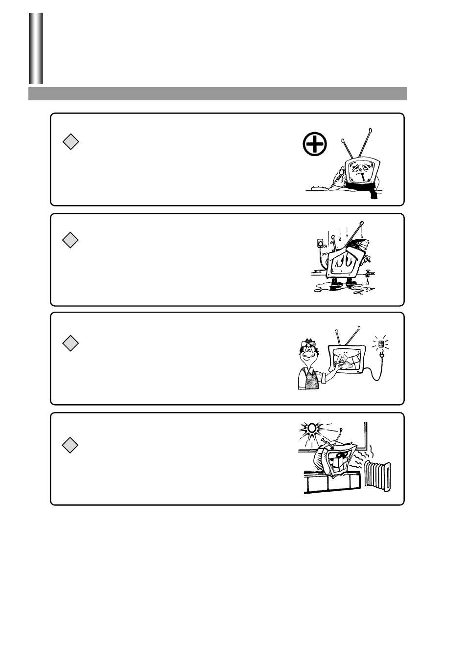 Important safety cautions | Palsonic 5160G User Manual | Page 5 / 27