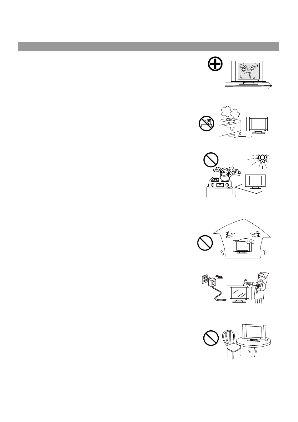 Important safety cautions | Palsonic TFTV-760 User Manual | Page 3 / 31