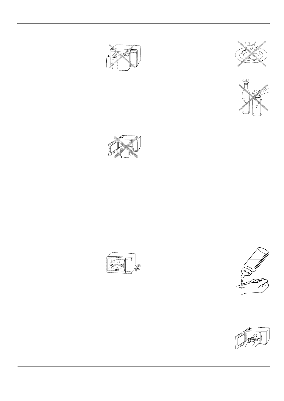 Important when using your microwave oven | Palsonic PMO-755 User Manual | Page 4 / 19
