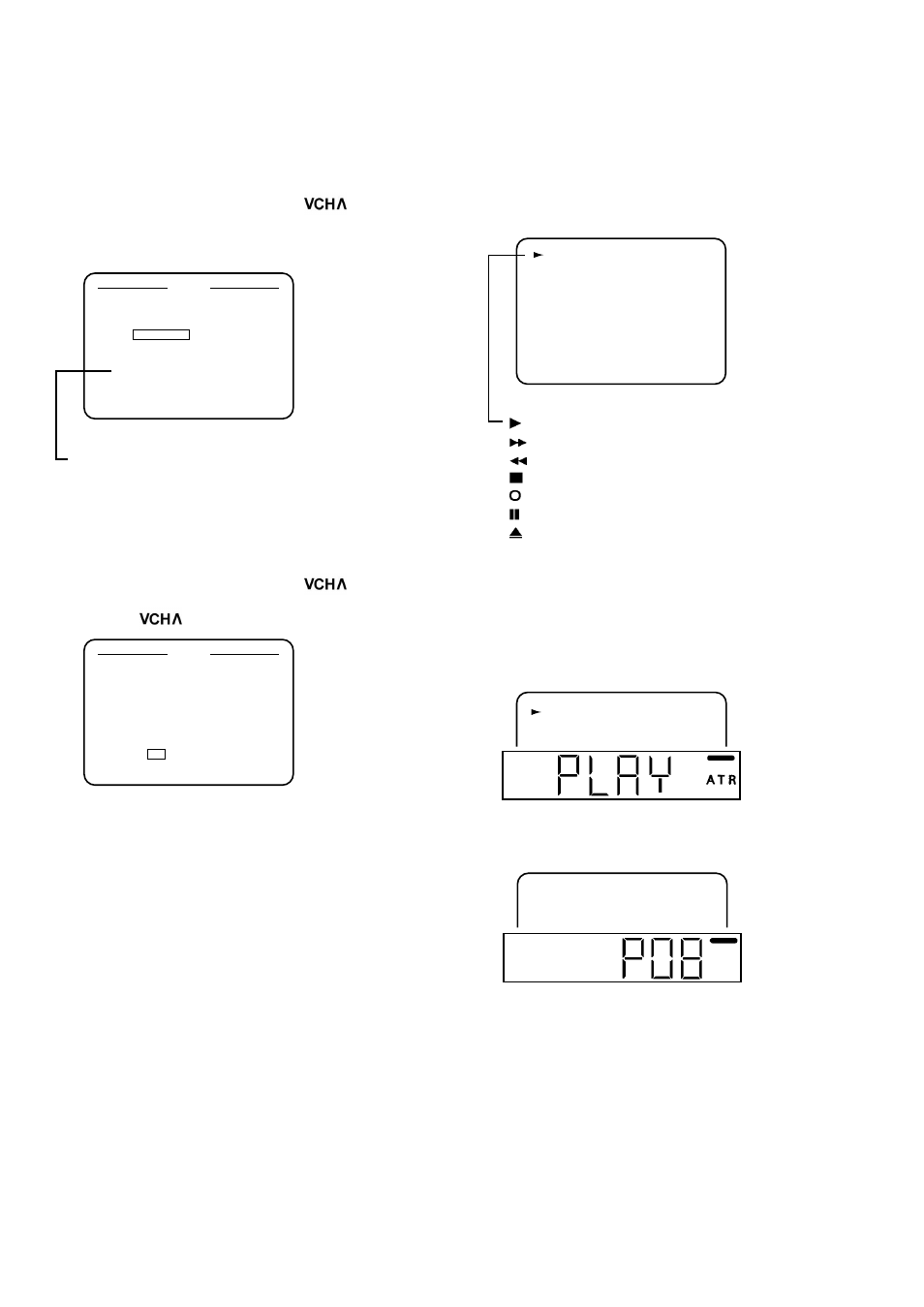 Menu screen/mode screen, On screen display (osd), Using the menu screen | Using the mode screen | Palsonic VCR9688 User Manual | Page 12 / 27