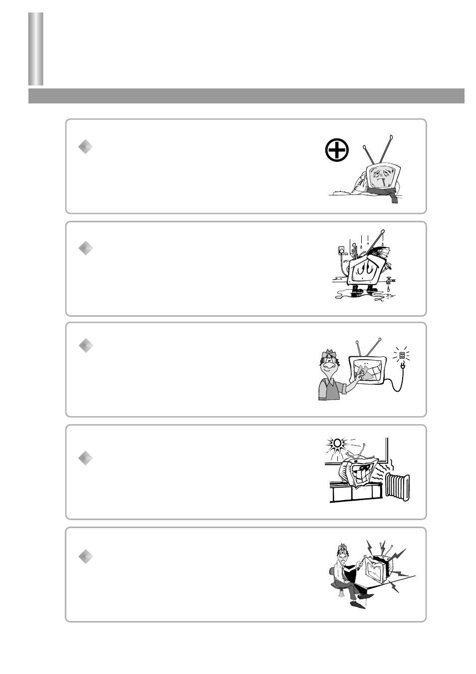 Cautions for safety | Palsonic 76WSHDA User Manual | Page 3 / 39