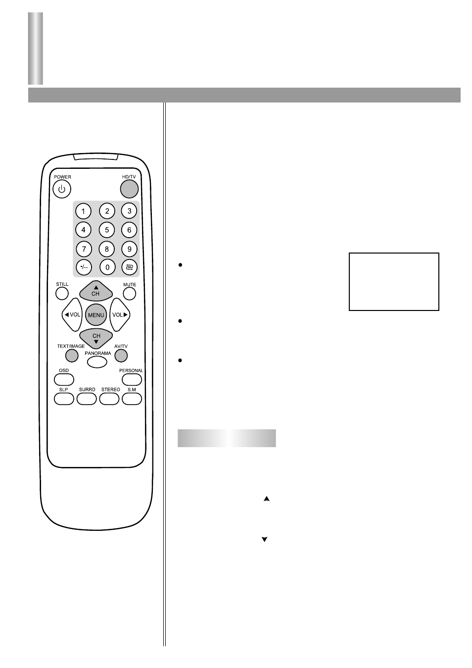 Operation in hdtv mode, Xga mode | Palsonic 76WSHDA User Manual | Page 31 / 39