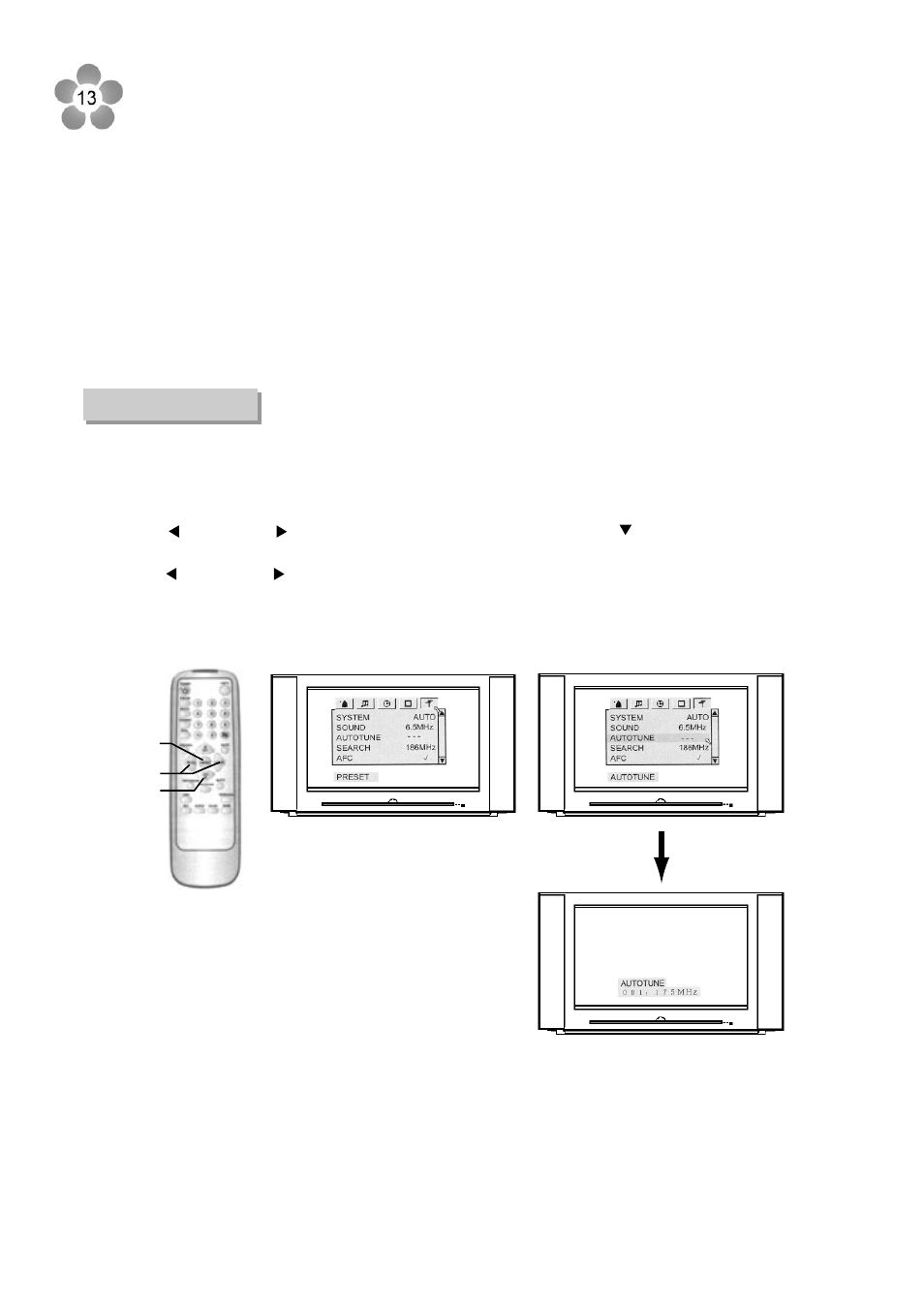 Channel presetting | Palsonic 76WSHD User Manual | Page 17 / 45