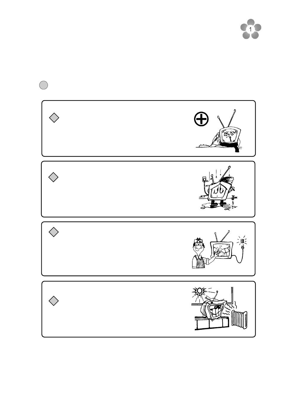 Cautions for safety | Palsonic 76WSHD User Manual | Page 4 / 45