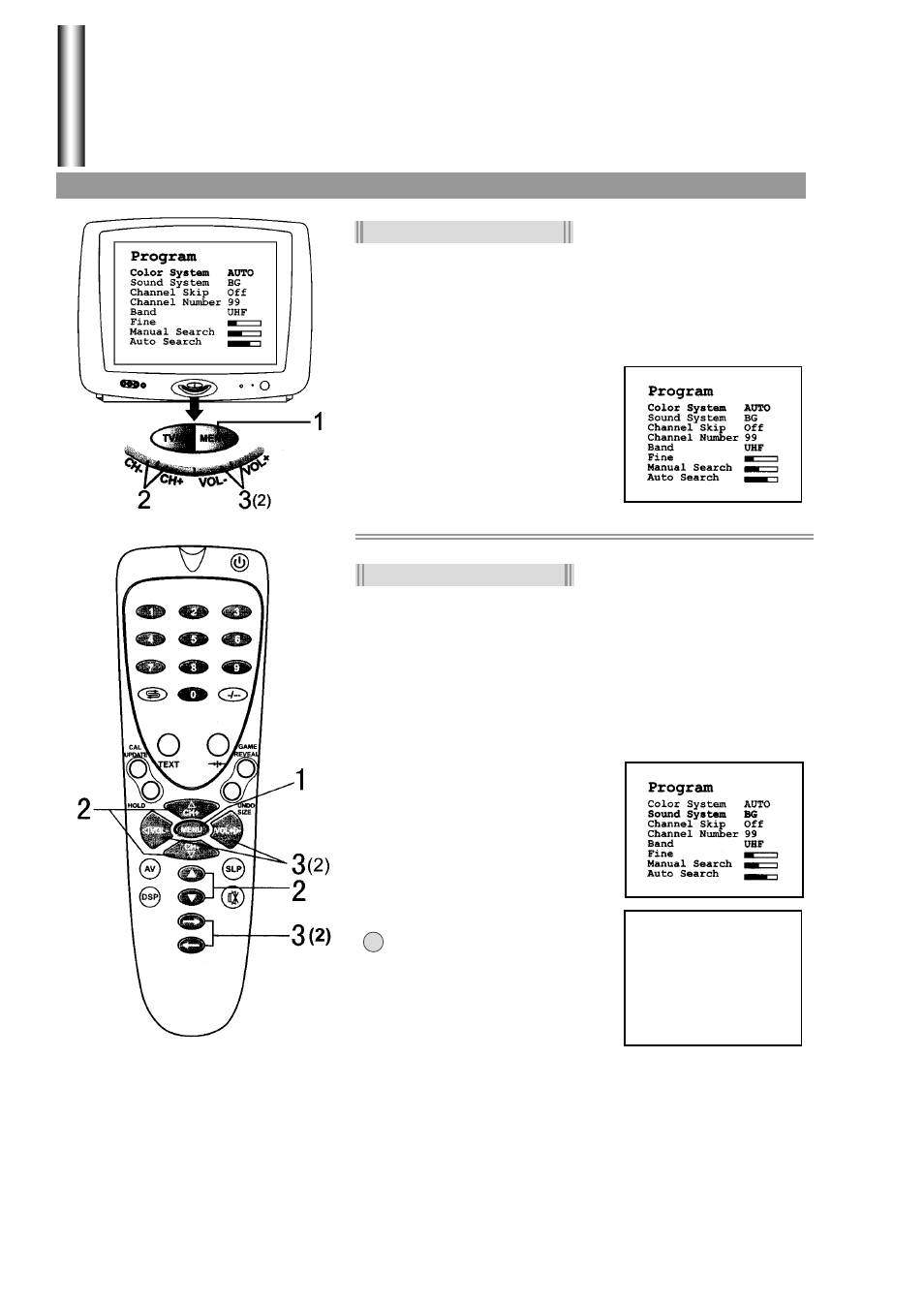 21 tuning in | Palsonic 3425G User Manual | Page 17 / 28