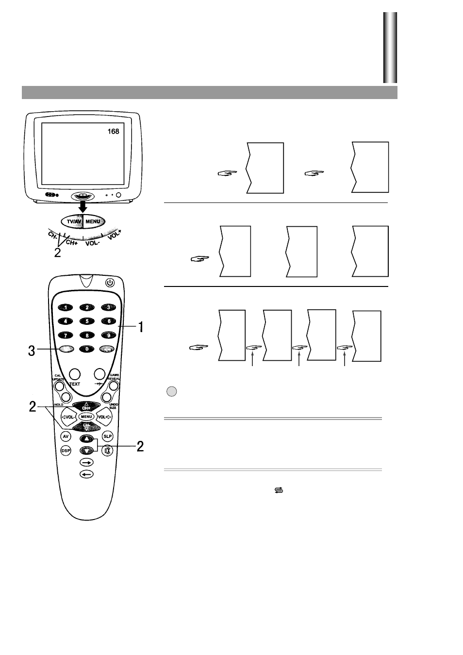 Channel selection | Palsonic 3425G User Manual | Page 18 / 28