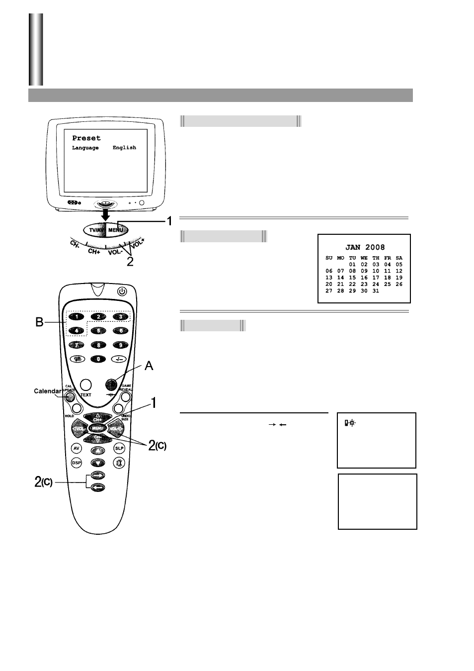 System setting | Palsonic 3425G User Manual | Page 23 / 28