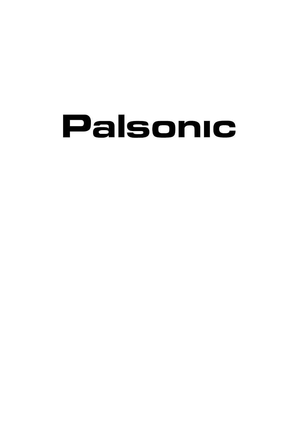 Palsonic TFTV836BK User Manual | 25 pages