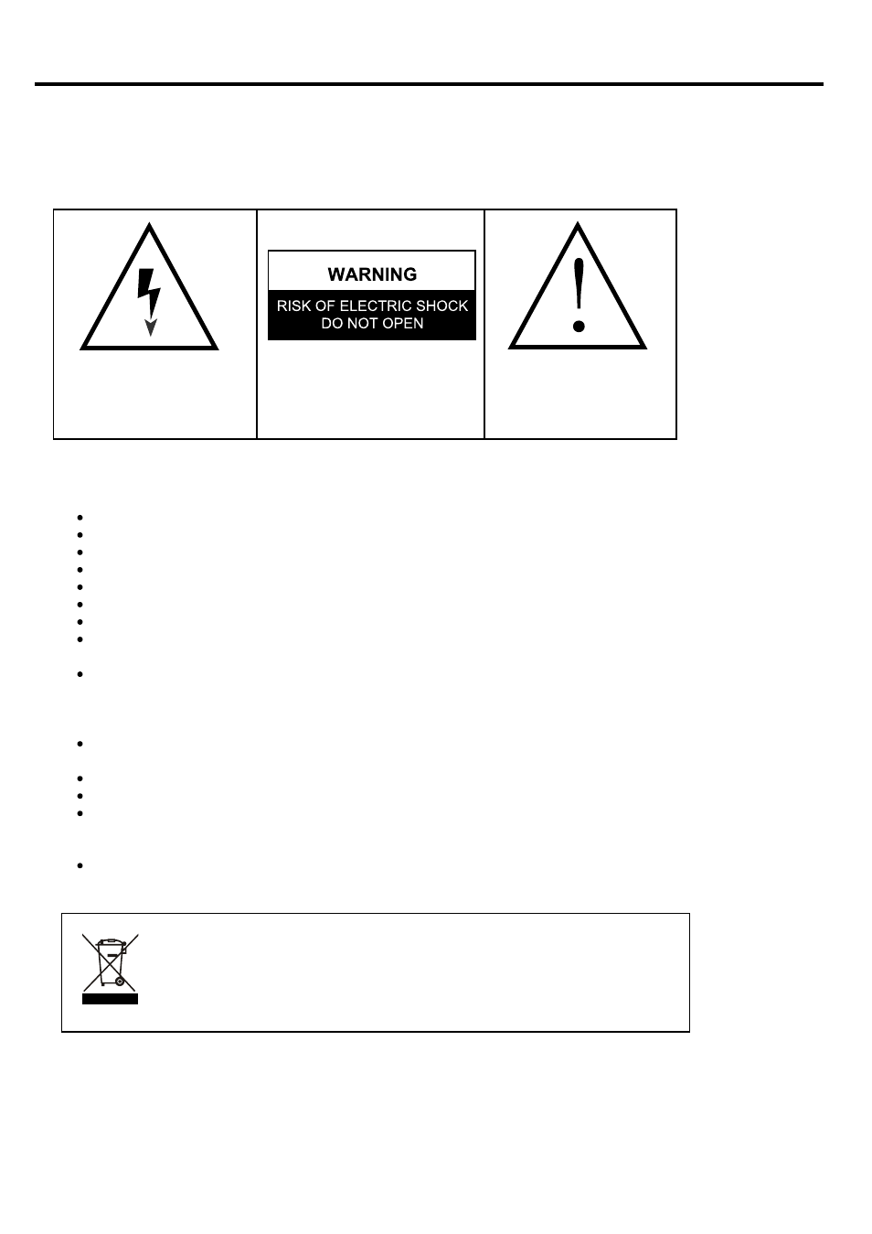 Tftv836bk-warning copy, Important safety precautions, Warning | Palsonic TFTV836BK User Manual | Page 2 / 25