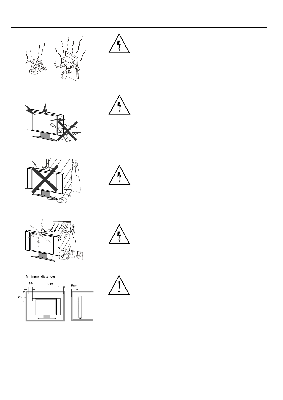 Tftv836bk-4 copy, Warning and cautions | Palsonic TFTV836BK User Manual | Page 5 / 25