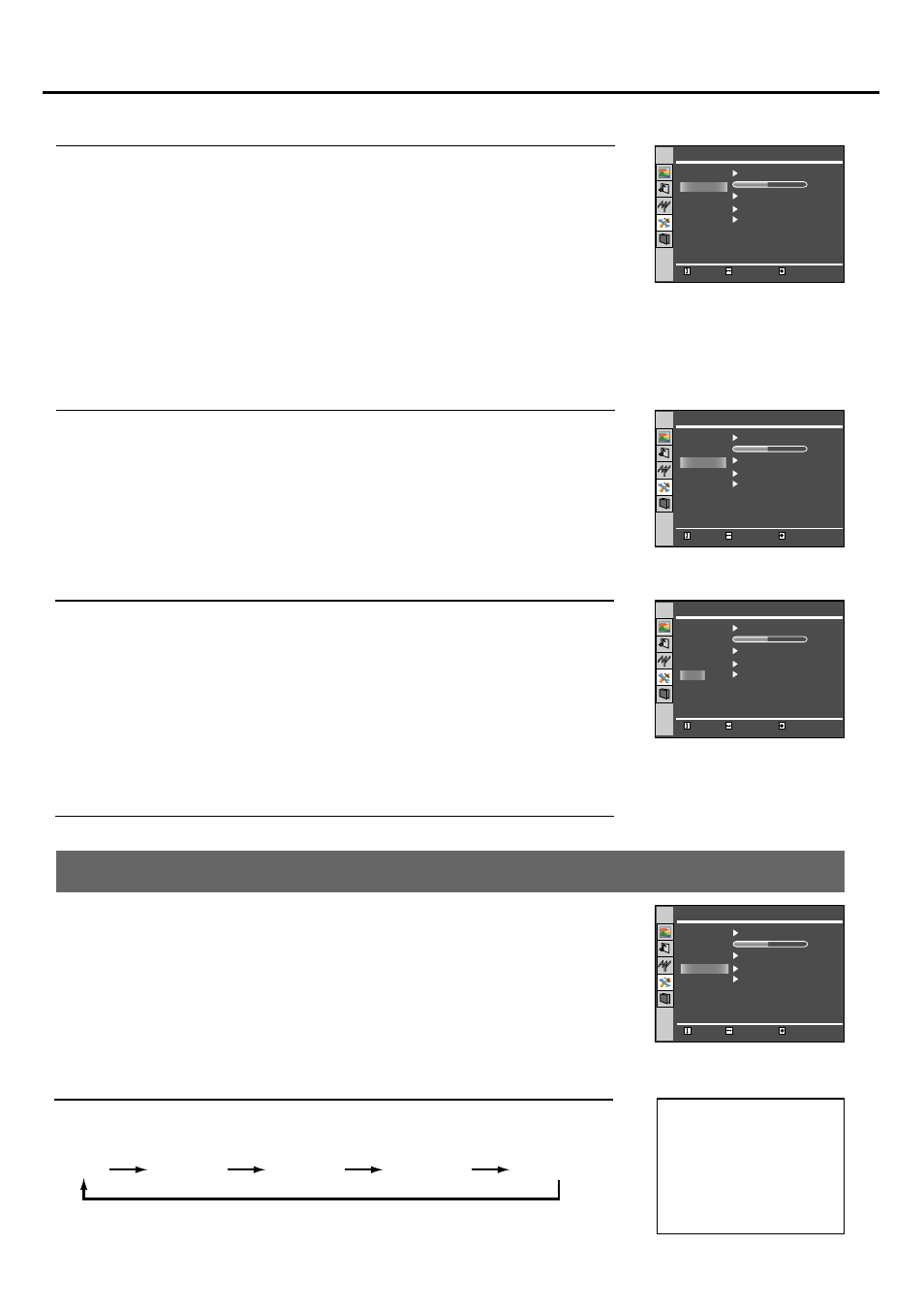 Other functions, Adjusting menu transparency, Adjusting back light | Setting dcdi function, Loading default values, Setting sleep timer | Palsonic TFTV525WS User Manual | Page 23 / 27