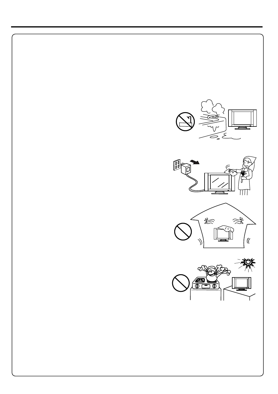Important safety precautions | Palsonic TFTV525WS User Manual | Page 4 / 27