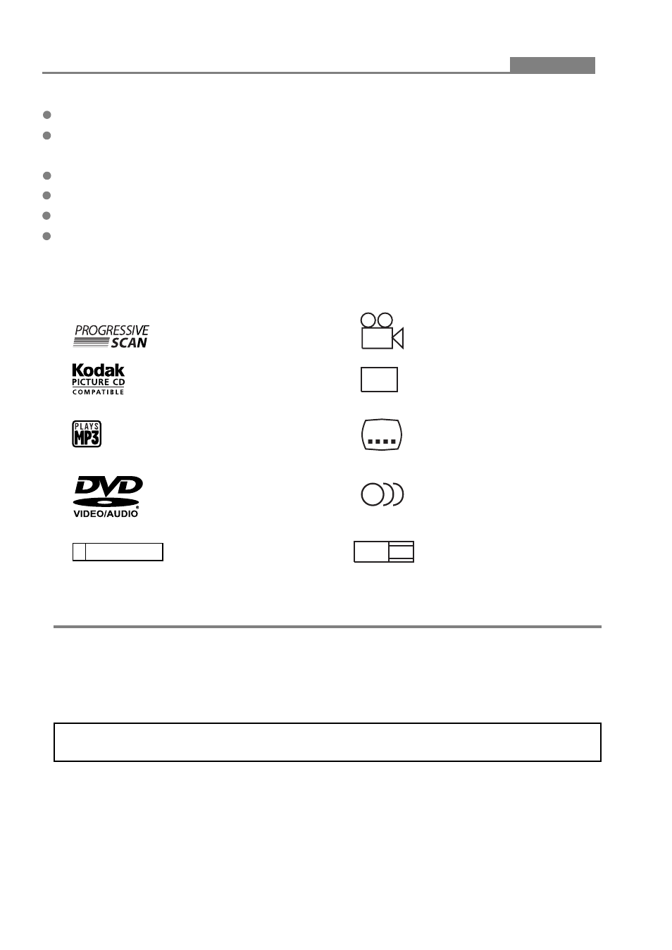 Features | Palsonic DVD2050DX User Manual | Page 7 / 32