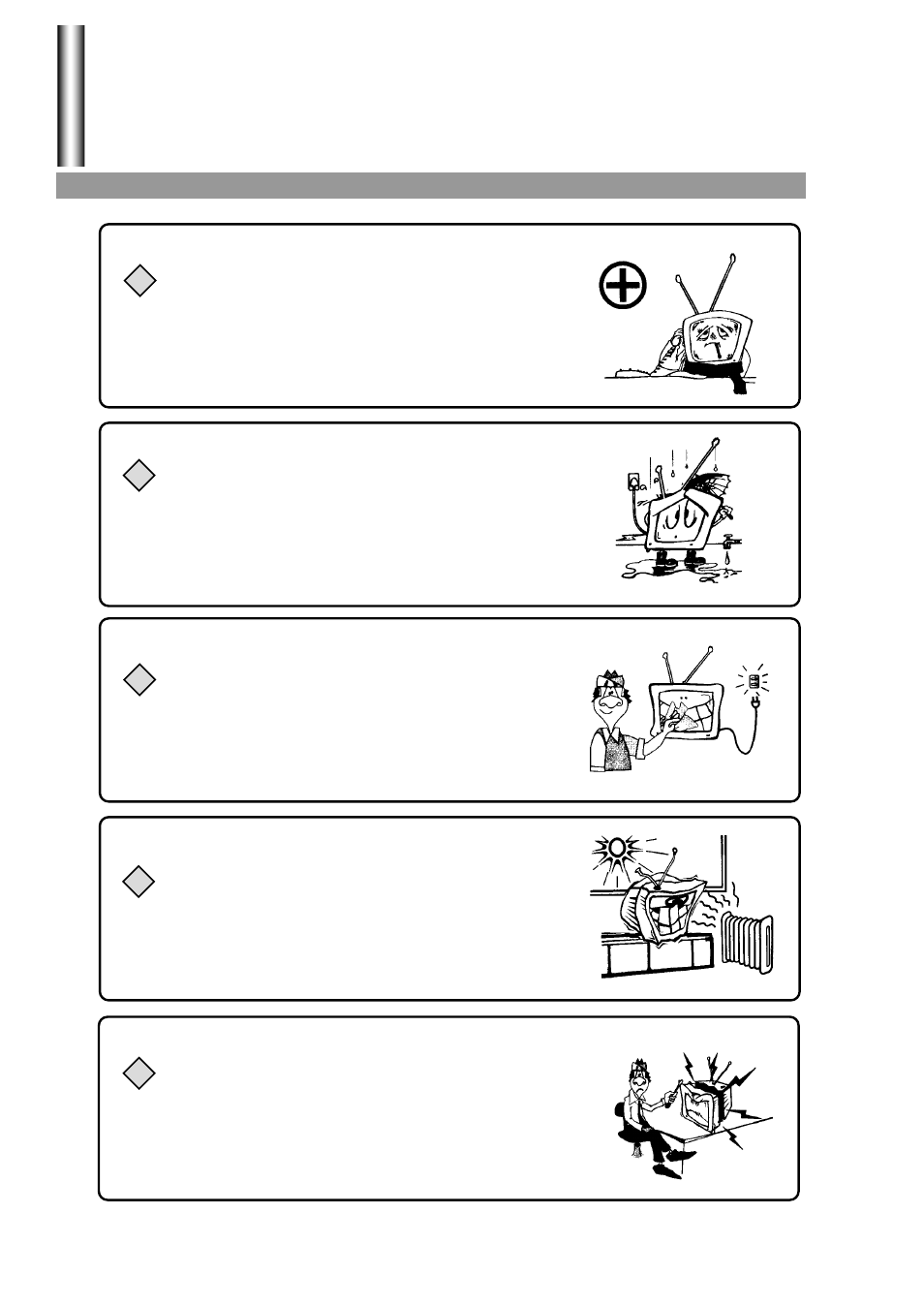 Important safety cautions | Palsonic 5130G User Manual | Page 4 / 31