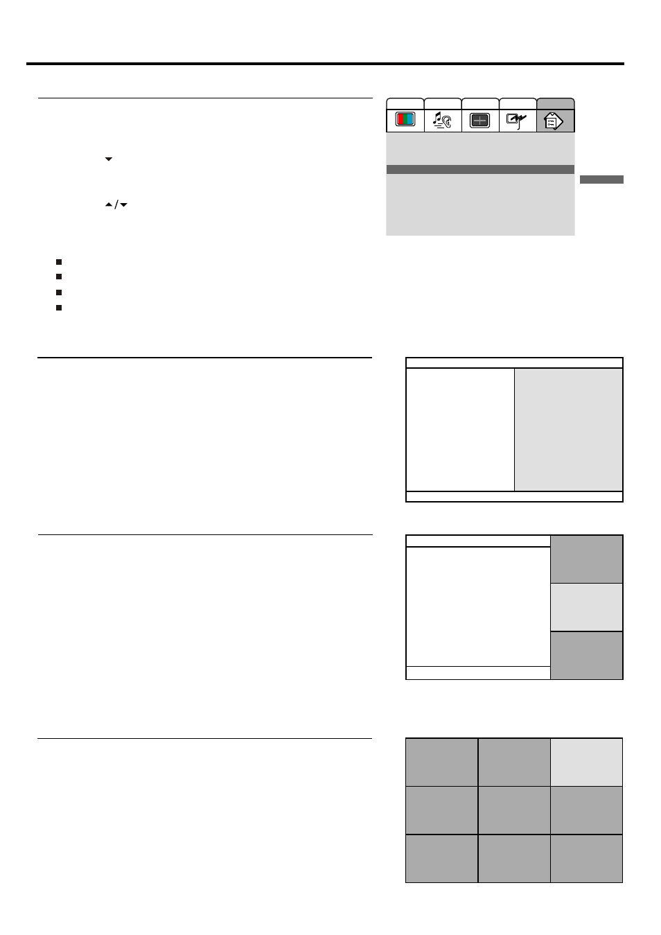 Changing screen layout, Selecting screen layout | Palsonic TFTV680 User Manual | Page 27 / 35