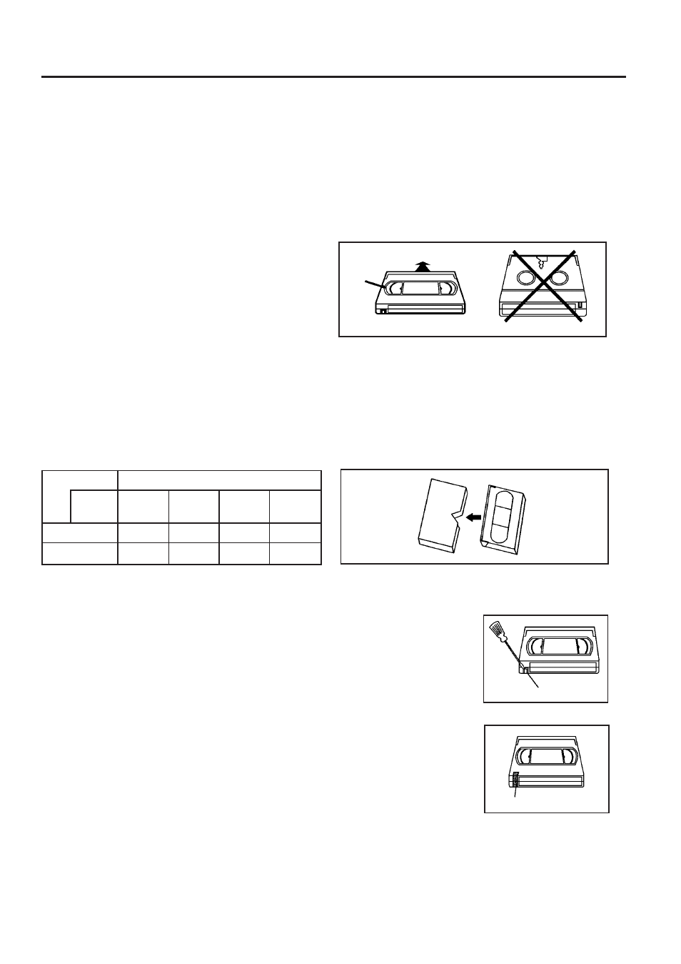 Video cassette | Palsonic TVP-342 User Manual | Page 5 / 26