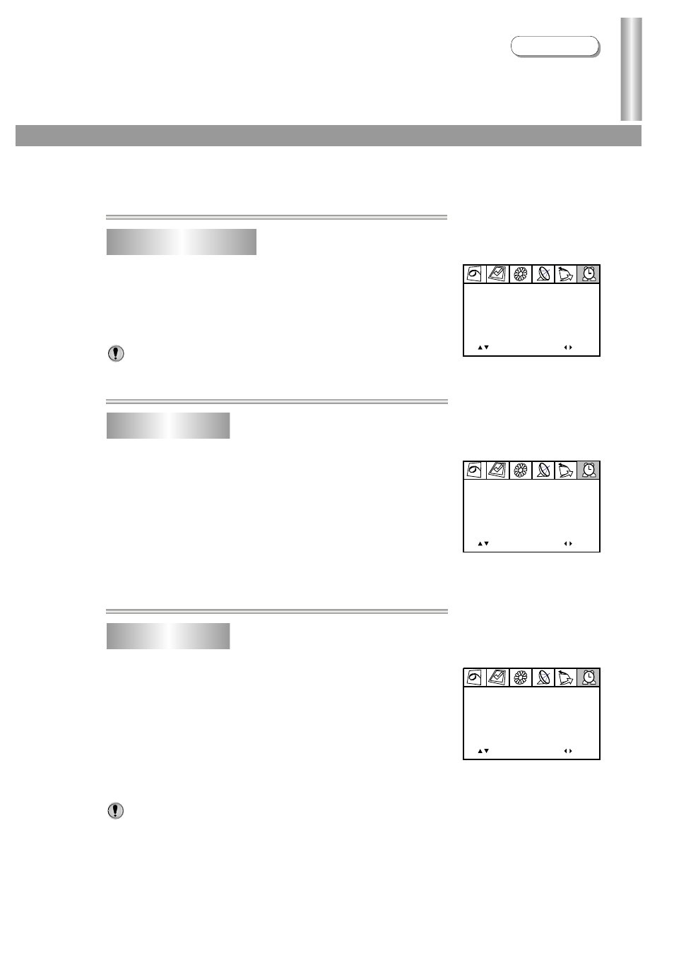 6875pf-19 copy, Clock setting, Operations | Palsonic N111 6875PF User Manual | Page 22 / 30